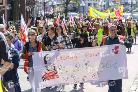 Warnstreik von Beschäftigten in Kitas und im schulischen Ganztag in Nürnberg