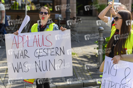 Warnstreik von Beschäftigten in Kitas und im schulischen Ganztag in Nürnberg
