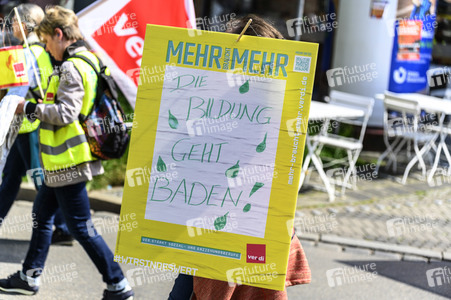 Warnstreik von Beschäftigten in Kitas und im schulischen Ganztag in Nürnberg