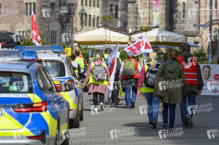 Warnstreik von Beschäftigten in Kitas und im schulischen Ganztag in Nürnberg