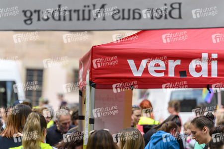Warnstreik von Beschäftigten in Kitas und im schulischen Ganztag in Nürnberg