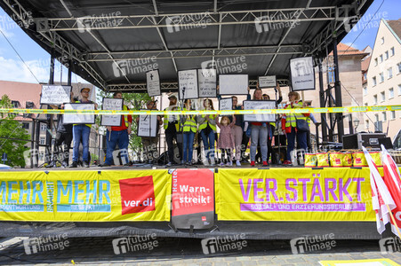 Warnstreik von Beschäftigten in Kitas und im schulischen Ganztag in Nürnberg