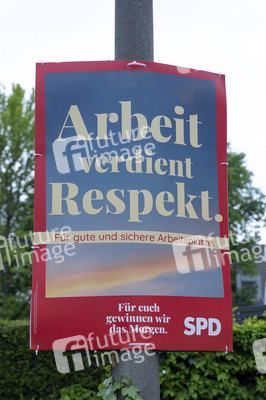 Wahlplakate zur NRW-Wahl in Köln