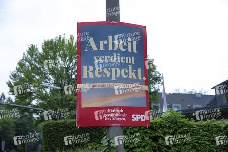 Wahlplakate zur NRW-Wahl in Köln