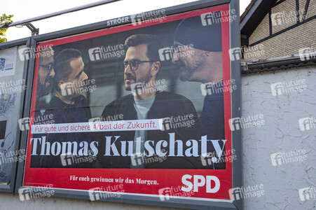 Wahlplakate zur NRW-Wahl in Köln