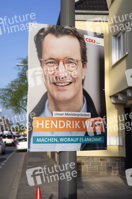 Wahlplakate zur NRW-Wahl in Köln