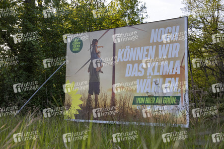 Wahlplakate zur NRW-Wahl in Köln