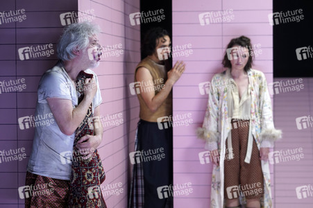 Theaterprobe 'Die vier letzten Dinge' in Berlin