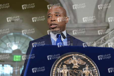 Sadiq Khan zu Gast im Rathaus von New York