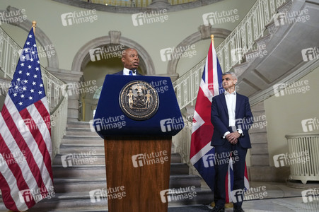 Sadiq Khan zu Gast im Rathaus von New York