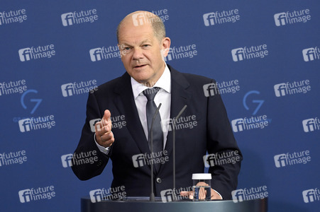 Pressekonferenz von Olaf Scholz und Alberto Ángel Fernández in Berlin