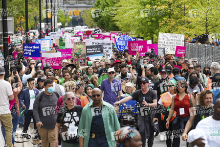 Aktionstag der Women's March Foundation für das Recht auf Abtreibung in New York