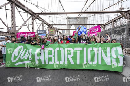 Aktionstag der Women's March Foundation für das Recht auf Abtreibung in New York