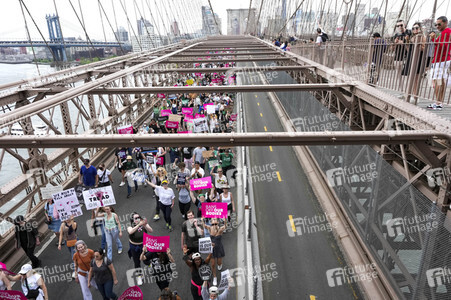 Aktionstag der Women's March Foundation für das Recht auf Abtreibung in New York