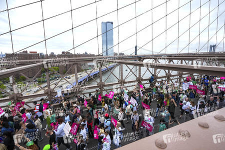 Aktionstag der Women's March Foundation für das Recht auf Abtreibung in New York