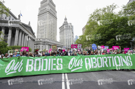 Aktionstag der Women's March Foundation für das Recht auf Abtreibung in New York