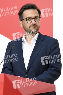 SPD Pressekonferenz zur Landtagswahl in Nordrhein-Westfalen in Berlin