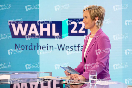 Wahlabend der Landtagswahl in Nordrhein-Westfalen in Düsseldorf