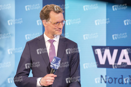 Wahlabend der Landtagswahl in Nordrhein-Westfalen in Düsseldorf