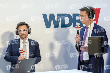 Wahlabend der Landtagswahl in Nordrhein-Westfalen in Düsseldorf