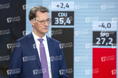 Wahlabend der Landtagswahl in Nordrhein-Westfalen in Düsseldorf