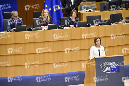 Plenartagung zum EU-Assoziierungsabkommen mit der Republik Moldau im EU-Parlament in Brüssel