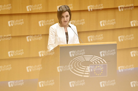 Plenartagung zum EU-Assoziierungsabkommen mit der Republik Moldau im EU-Parlament in Brüssel