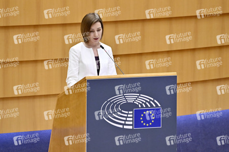 Plenartagung zum EU-Assoziierungsabkommen mit der Republik Moldau im EU-Parlament in Brüssel