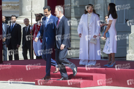 Besuch von Scheich Tamim bin Hamad Al Thani in Madrid