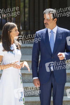 Fototermin mit Scheich Tamim bin Hamad Al Thani in Madrid