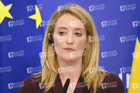 Pressekonferenz zum EU-Assoziierungsabkommen mit der Republik Moldau im EU-Parlament in Brüssel