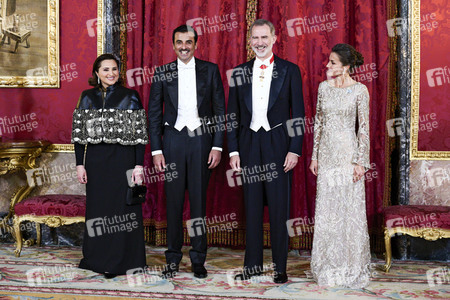 Gala Dinner für SCheich Tamim bin Hamad Al Thani in Madrid