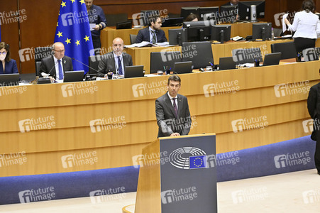 Plenartagung zum EU-Assoziierungsabkommen mit der Republik Moldau im EU-Parlament in Brüssel