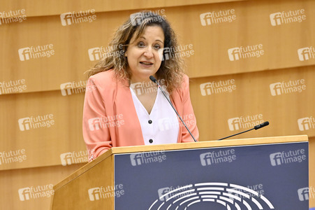 Plenartagung zu der Tötung der Journalistin Shireen Abu Akleh EU-Parlament in Brüssel