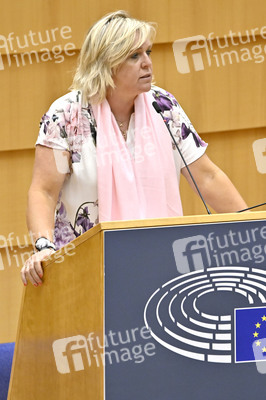 Plenartagung zu der Tötung der Journalistin Shireen Abu Akleh EU-Parlament in Brüssel