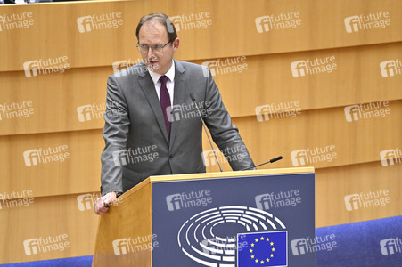 Plenartagung zu der Tötung der Journalistin Shireen Abu Akleh EU-Parlament in Brüssel