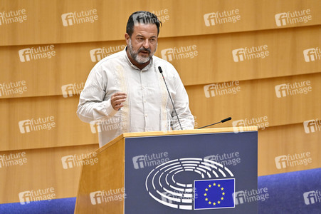 Plenartagung zu der Tötung der Journalistin Shireen Abu Akleh EU-Parlament in Brüssel