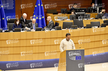 Plenartagung zu der Tötung der Journalistin Shireen Abu Akleh EU-Parlament in Brüssel