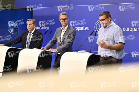 Pressekonferenz zu Volley4EU EU-Parlament in Brüssel
