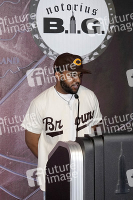 Empire State Building Lighting Ceremony zum 50. Geburtstag von Notorious B.I.G. in New York