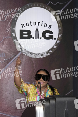 Empire State Building Lighting Ceremony zum 50. Geburtstag von Notorious B.I.G. in New York