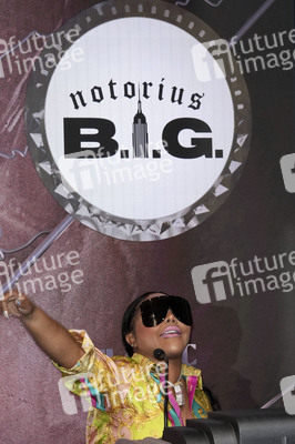 Empire State Building Lighting Ceremony zum 50. Geburtstag von Notorious B.I.G. in New York