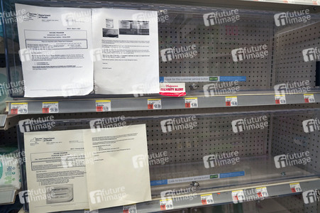 Mangel an Babynahrung in New York