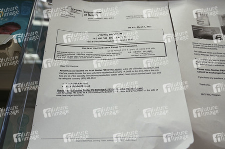 Mangel an Babynahrung in New York