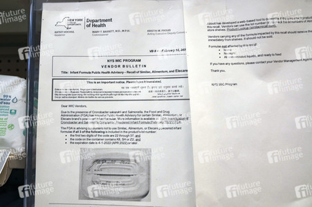 Mangel an Babynahrung in New York