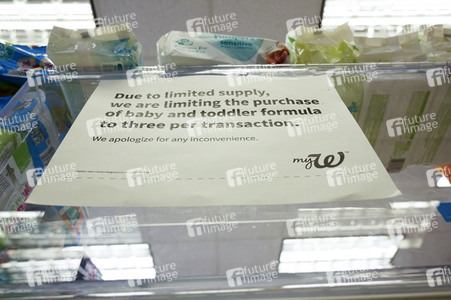 Mangel an Babynahrung in New York