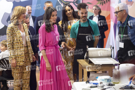 Königin Letitzia bei der Eröffnung der Buchmesse in Madrid