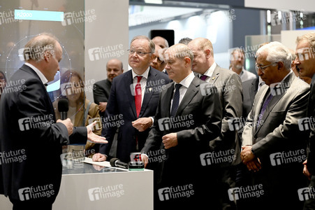 Eröffnungsrundgang auf der Hannover Messe 2022