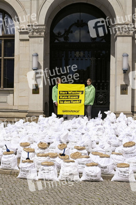 Greenpeace Protestaktion in Berlin