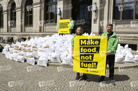 Greenpeace Protestaktion in Berlin